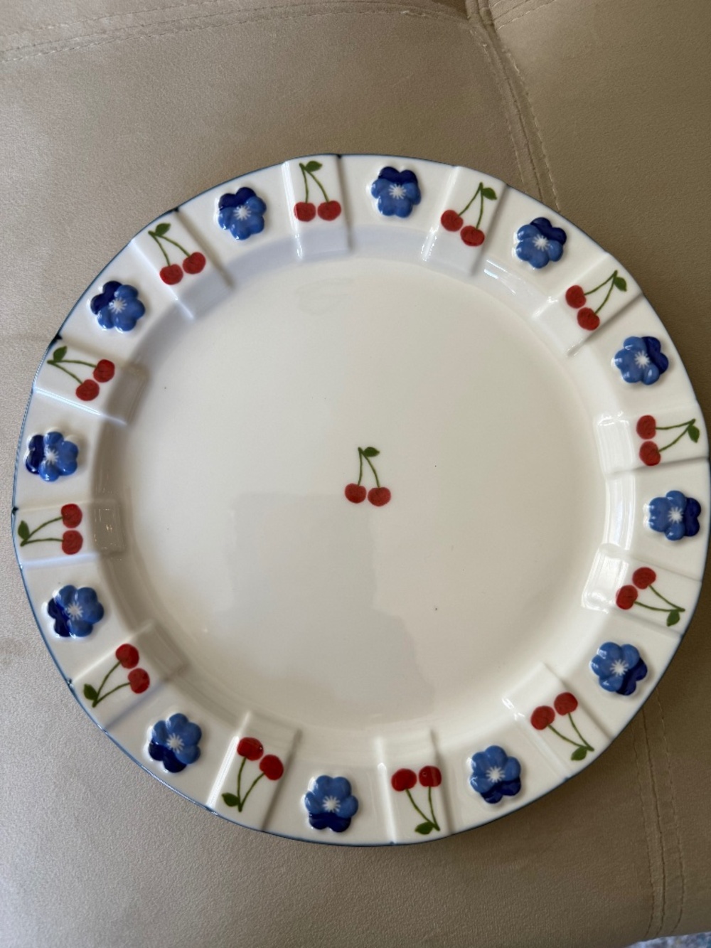 Anthro cherry dessert platw